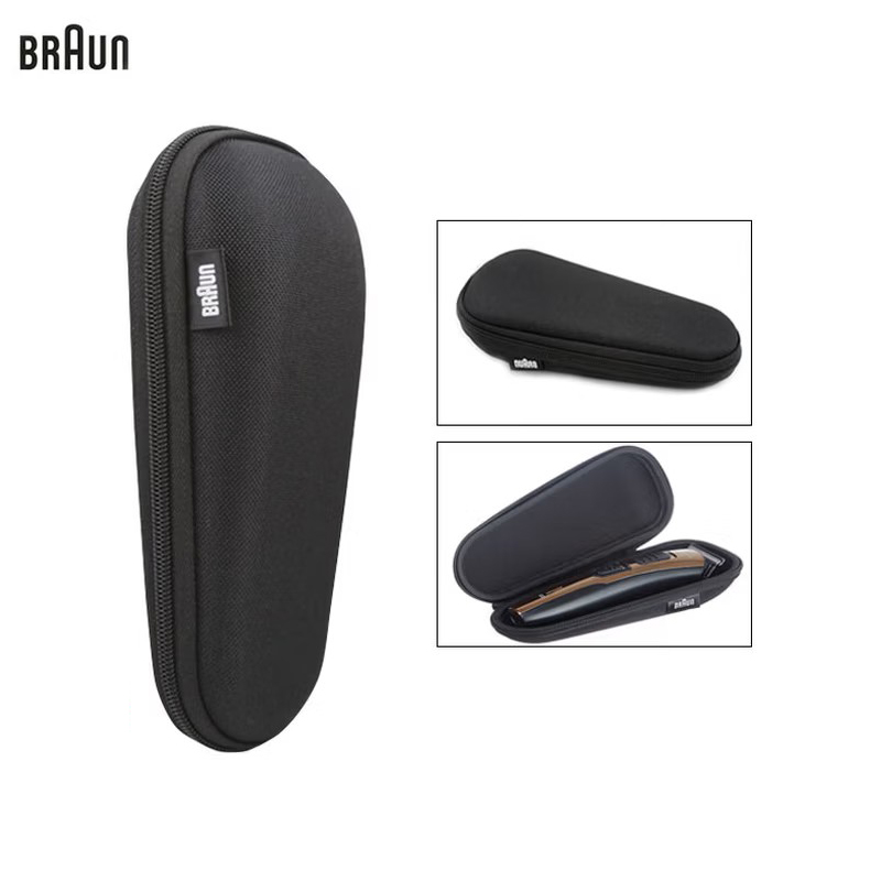Electric Razor - กล่องเก็บของแบบแข็งอเนกประสงค์สำหรับเครื่องโกนหนวดไฟฟ้าของ Braun ใช้ได้กับรุ่นซีรีส์ 3/5/7/9 CoolTec และรุ่น