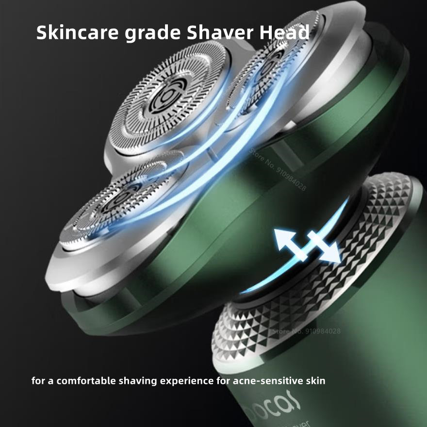Electric Razor - 【ขายเร็ว】หัวโกนเปลี่ยนใบมีดคมทนทานสำหรับเครื่องโกนหนวดไฟฟ้า SOOCAS S5- หัวตัดแบบสัมผัสเบา