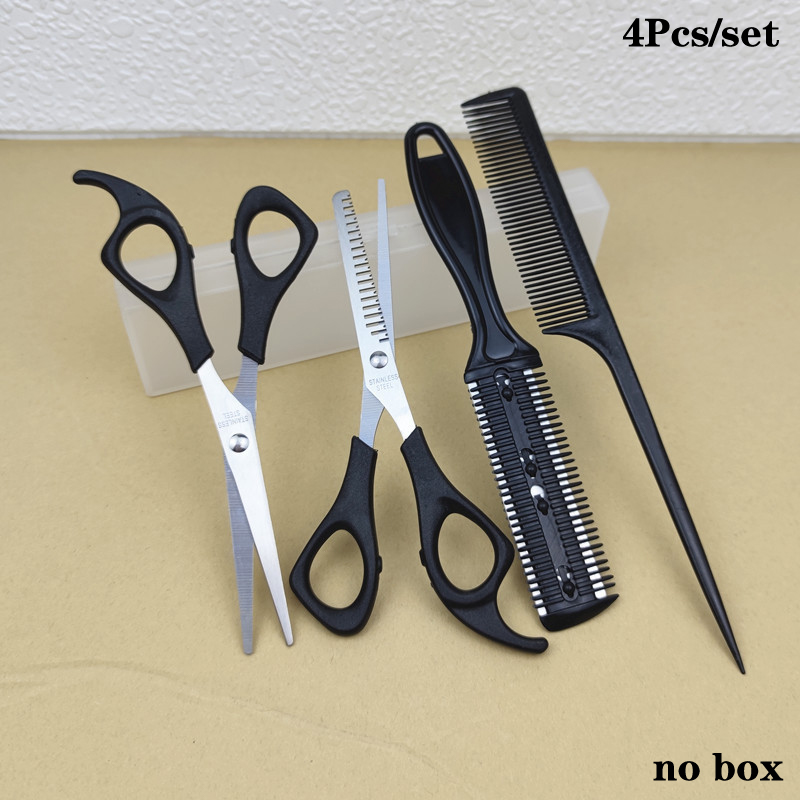 Grooming Scissors - 「กรรไกรตัดผม 4 ชิ้น กรรไกรช่างทำผม กรรไกรซอยผม กรรไกรตัดผม