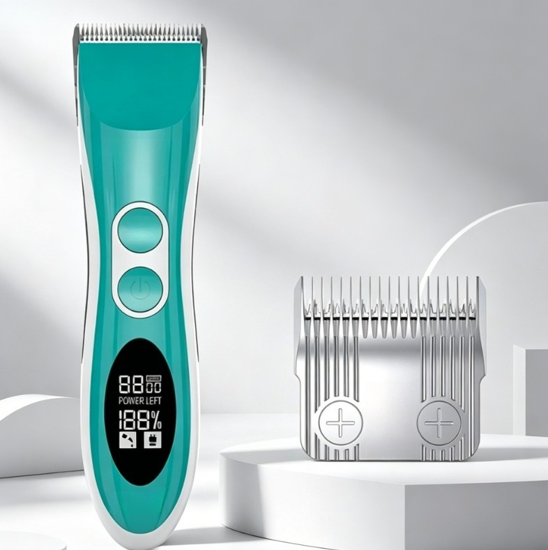 Grooming Kit - ชุดอุปกรณ์กรูมมิ่งสัตว์เลี้ยงไร้สาย Shernbao, เครื่องเป่าขนสุนัขปรับความเร็วได้ เสียงเบา และเครื่องตัดขนกำลังสูงสำหรับลูกสุนัข