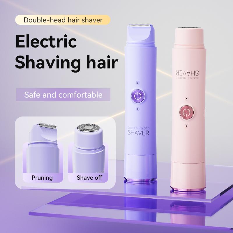 Body Trimmer - เครื่องโกนขนบิกินี่ไร้สายแบบชาร์จไฟได้สำหรับผู้หญิง รุ่นอัพเกรด ใช้ได้กับร่างกาย ขา และใบหน้า เหมาะสำหรับเป็นของขวัญในช่วงวันหยุด