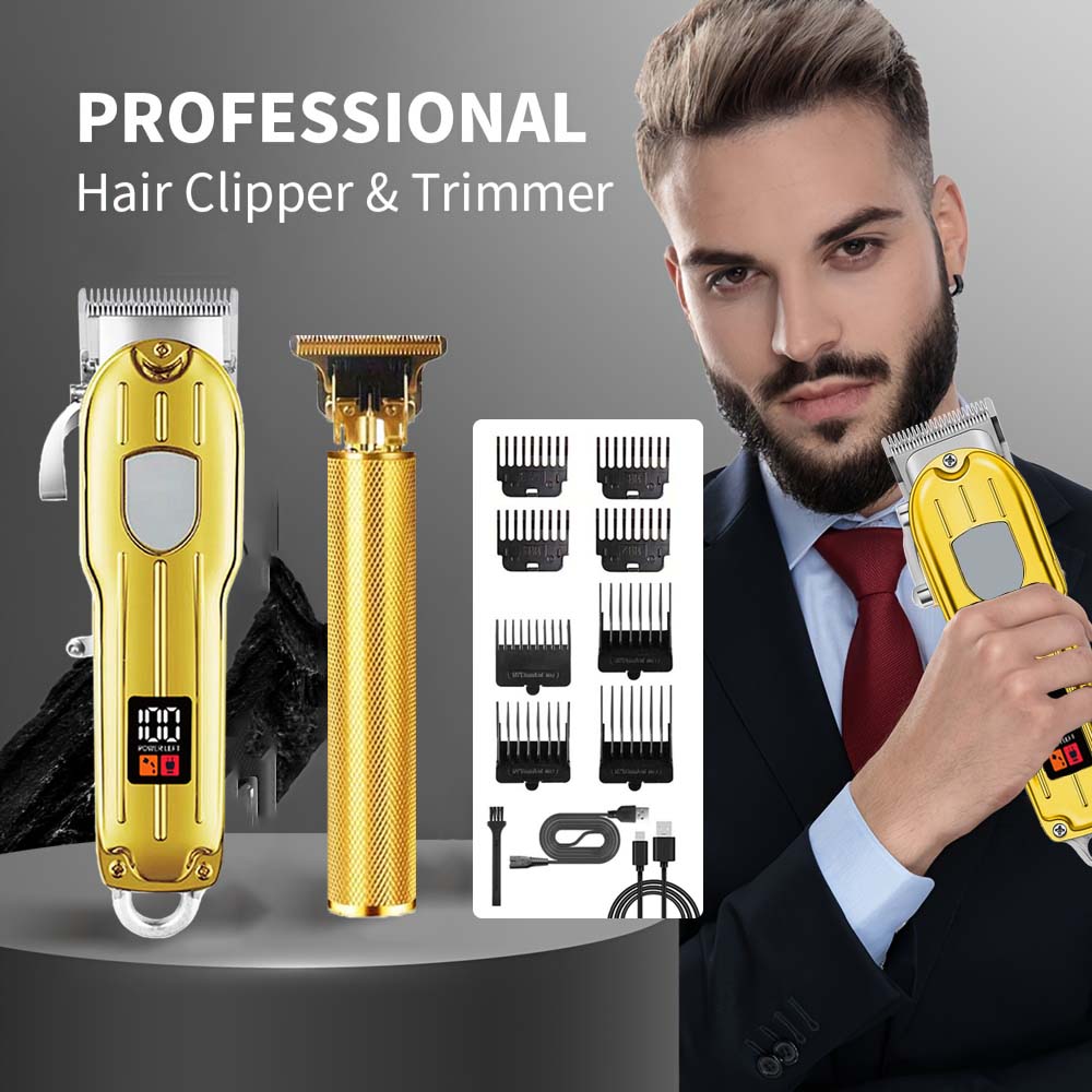 Grooming Kit - ชุดเครื่องตัดผมไฟฟ้า 2 in 1 และเครื่องเล็มขนแบบ T-Blade