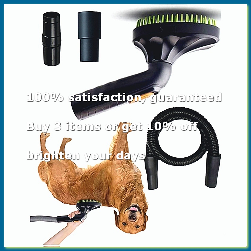 Grooming Kit - ชุดอุปกรณ์หัวดูดฝุ่นสำหรับกำจัดขนสัตว์เลี้ยง - เครื่องมือดูดฝุ่นสำหรับกรูมมิ่งสัตว์เลี้ยง เครื่องมือนวดสัตว์เลี้ยง สายยางพร้อมอะแดปเตอร์ขนาด 32/35