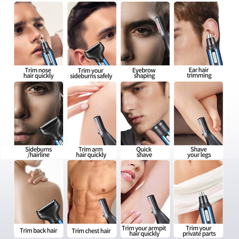 เครื่องตัดขนจมูกหูไฟฟ้าสำหรับผ - Beard Trimmer บทวิจารณ์และราคา