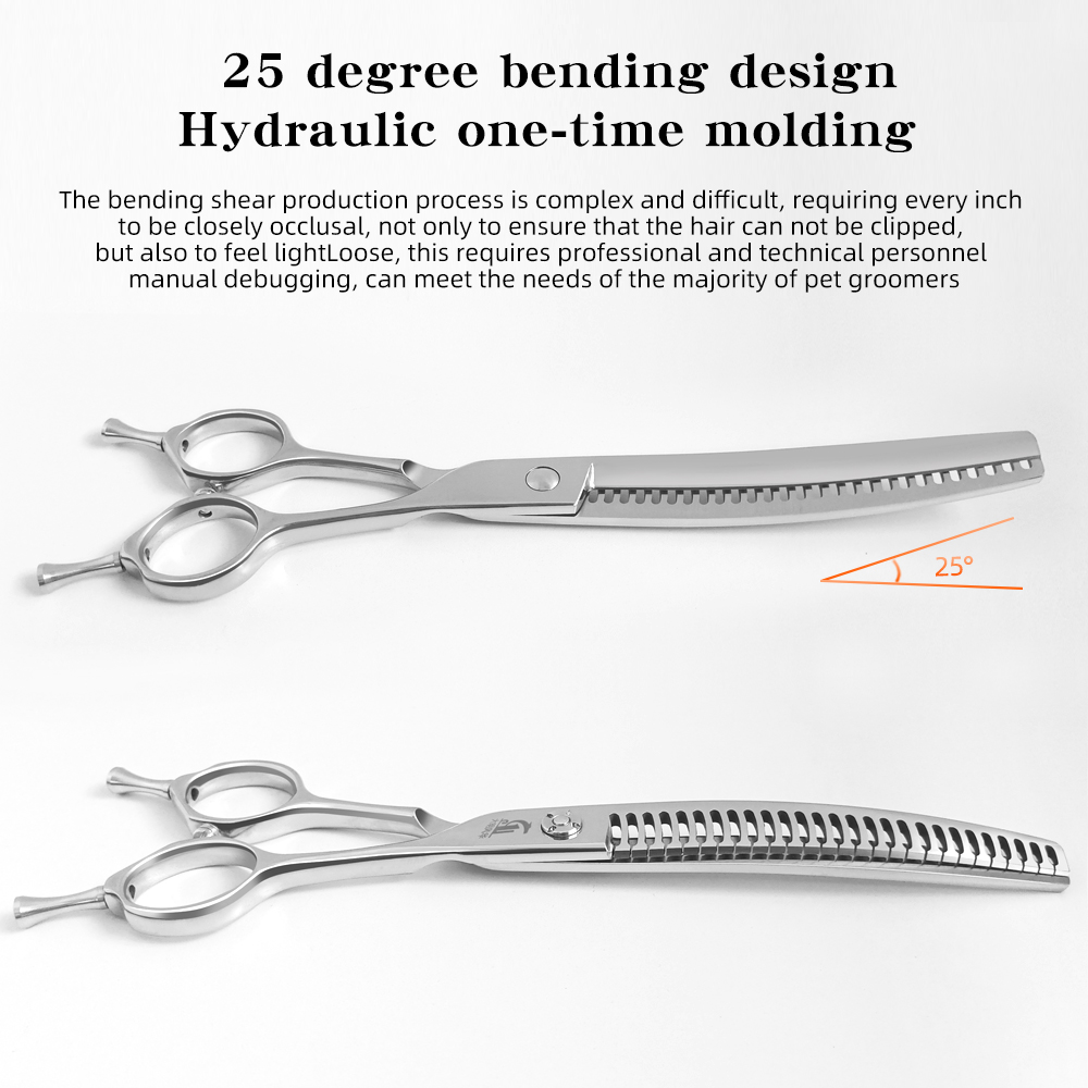 กรรไกรตัดแต่งขนสุนัข ทรงฟิชโบน - Grooming Scissors บทวิจารณ์และราคา