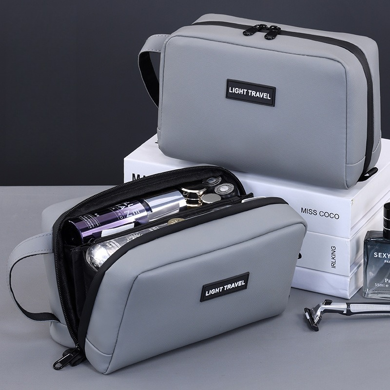 กระเป๋าเครื่องสำอางกันน้ำแบบพก - Mens Grooming Travel Kit บทวิจารณ์และราคา