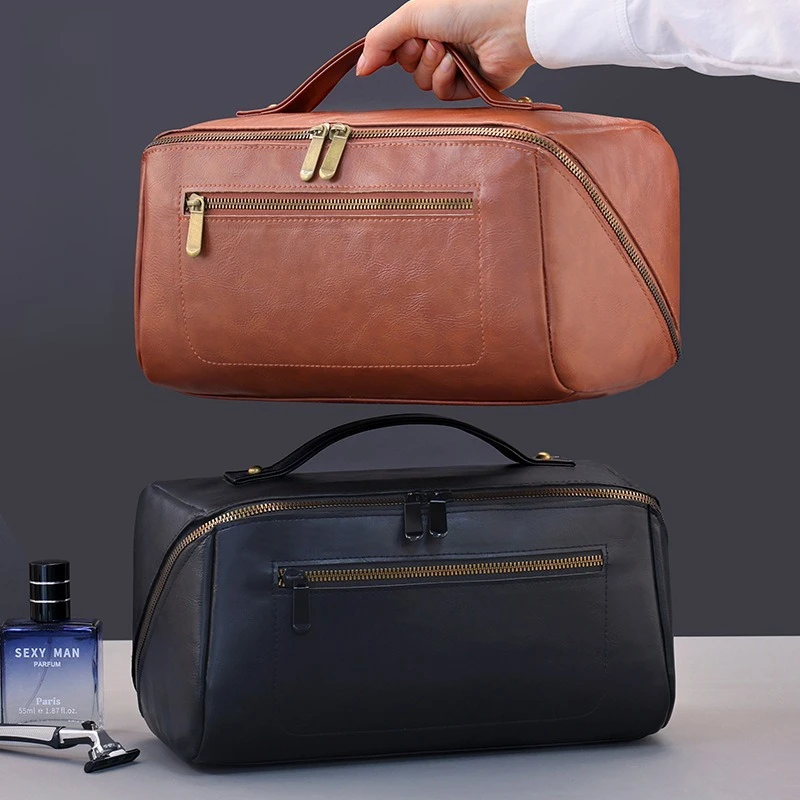 กระเป๋าเครื่องสำอางสไตล์วินเทจ - Mens Grooming Travel Kit บทวิจารณ์และราคา