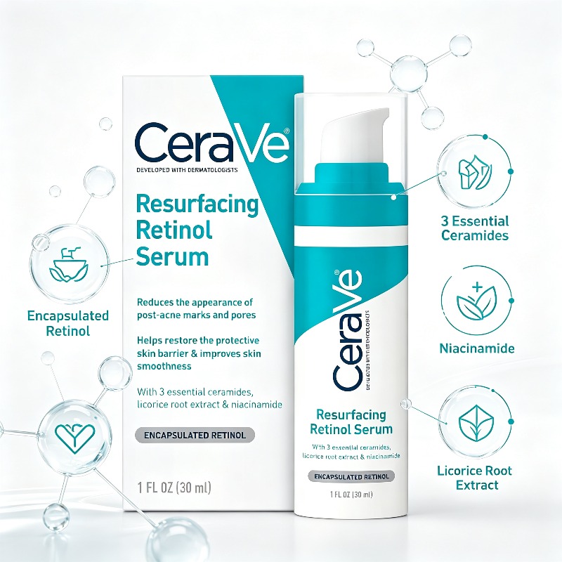เซรั่มเรตินอล CeraVe ช่วยฟื้นฟ - Hair Clipper บทวิจารณ์และราคา