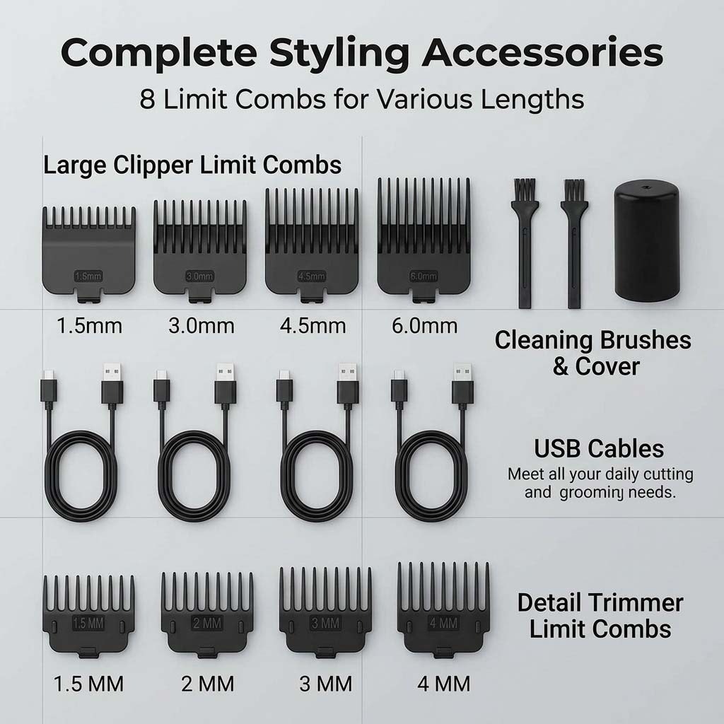 ชุดอุปกรณ์ตัดแต่งทรงผมสำหรับผู - Grooming Kit บทวิจารณ์และราคา