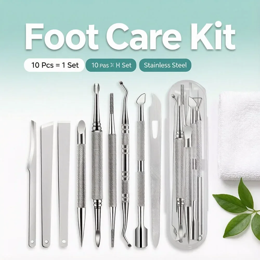 ชุดตะไบเท้า 10 ชิ้น ชุดอุปกรณ์ - Mens Grooming Travel Kit บทวิจารณ์และราคา