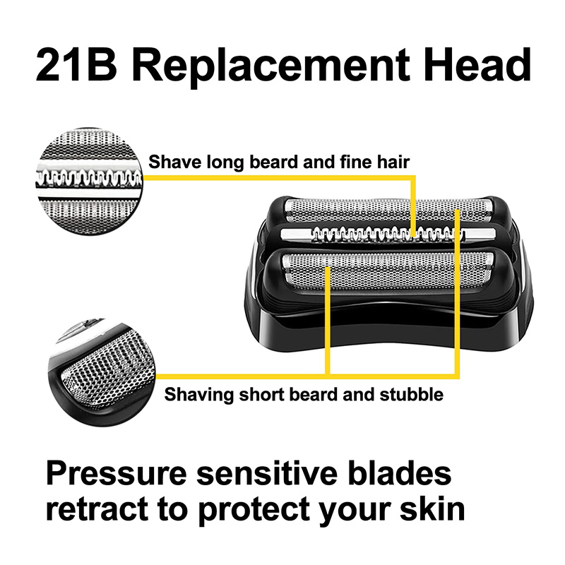 21B สำหรับอุปกรณ์เสริมหัวมีดโก - Electric Razor บทวิจารณ์และราคา