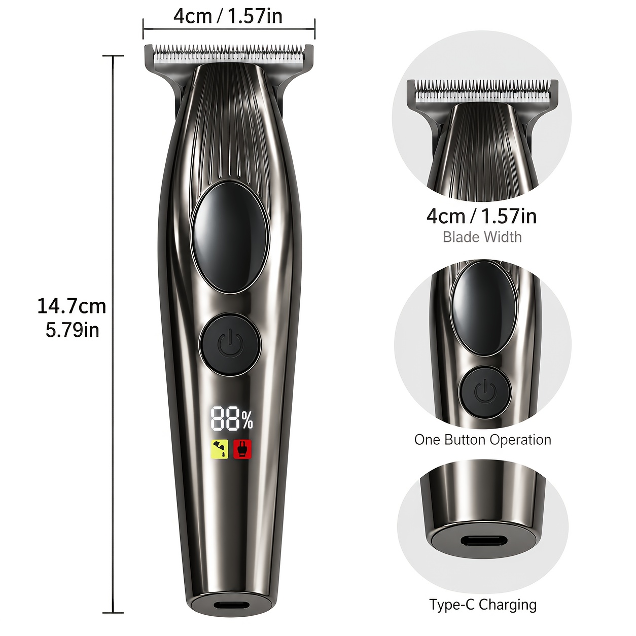 ปัตตาเลี่ยนไฟฟ้าสำหรับผู้ชายระ - Grooming Kit บทวิจารณ์และราคา
