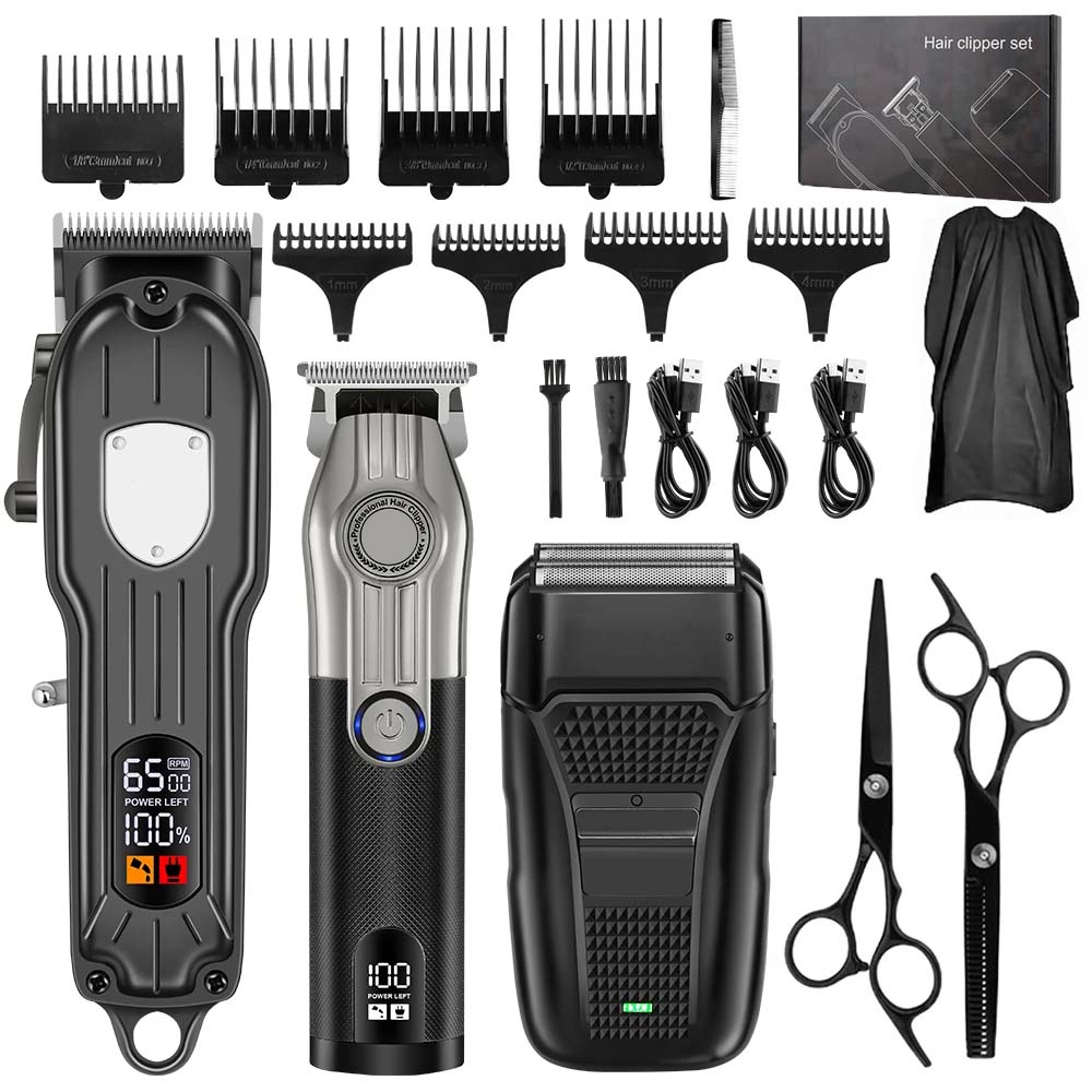 ชุดเครื่องตัดผมสำหรับช่างตัดผม - Electric Shaver Rotary บทวิจารณ์และราคา