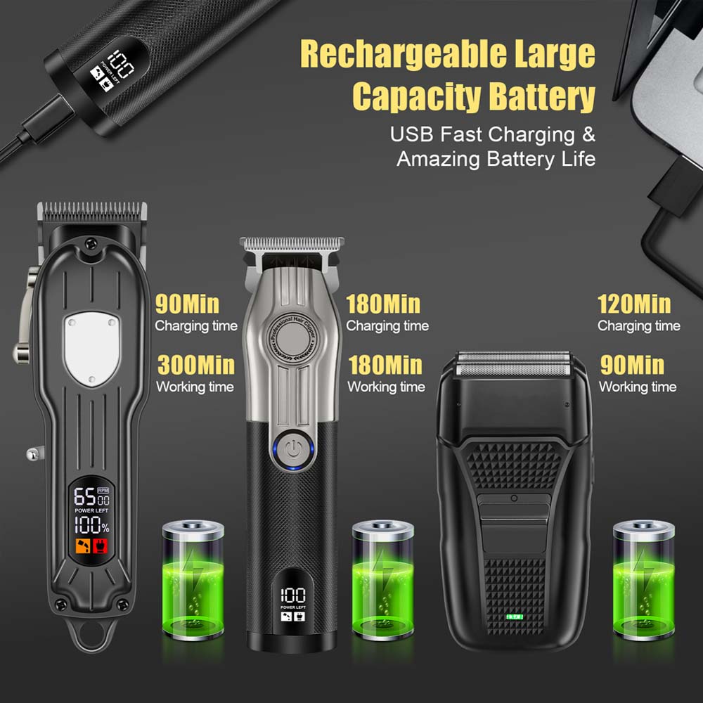ชุดเครื่องตัดผมสำหรับช่างตัดผม - Electric Shaver Rotary บทวิจารณ์และราคา