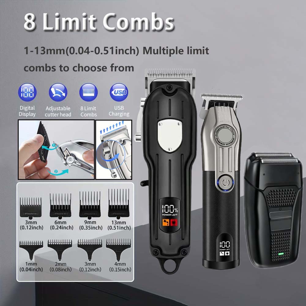 ชุดเครื่องตัดผมสำหรับช่างตัดผม - Electric Shaver Rotary บทวิจารณ์และราคา