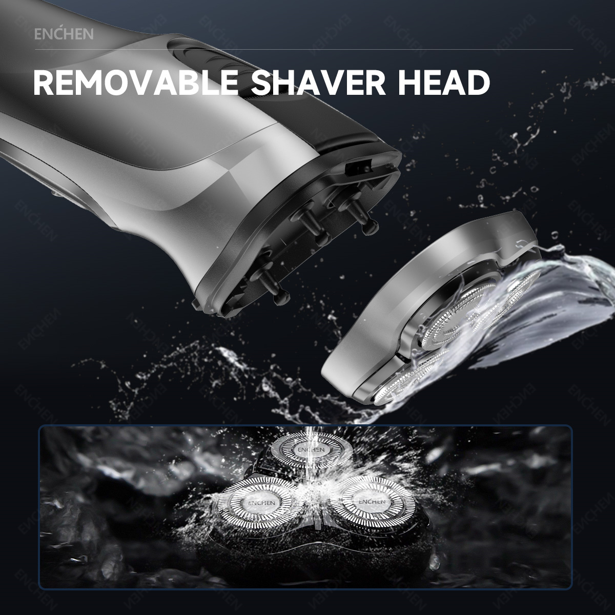 หัวโกนไฟฟ้าสำรอง ENCHEN Blacks - Electric Razor บทวิจารณ์และราคา